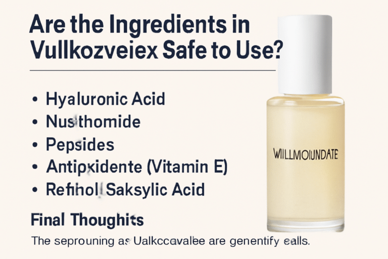 Are the Ingredients in Vullkozvelex Safe to Use? A Complete Science-Backed Breakdown