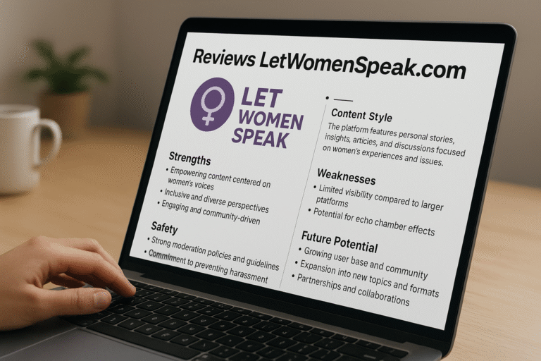 Reviews Letwomenspeakcom: An In-Depth Look at LetWomenSpeak.com — Truth, Credibility, and User Experiences