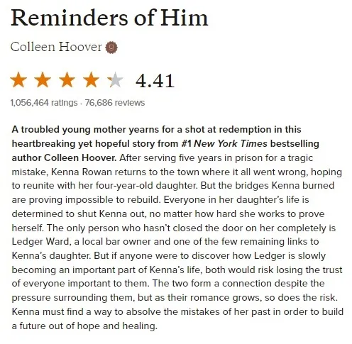 Reminders of him Summary